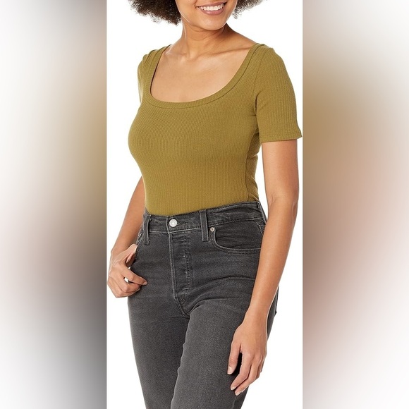 n:PHILANTHROPY Langley Olive Bodysuit Size Small - Picture 2 of 11